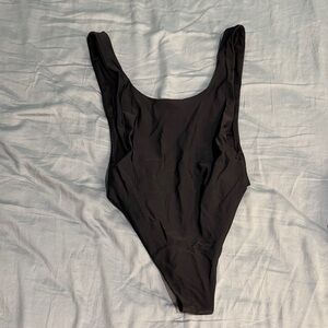 Aerie Classic Black One-Piece Swimsuit